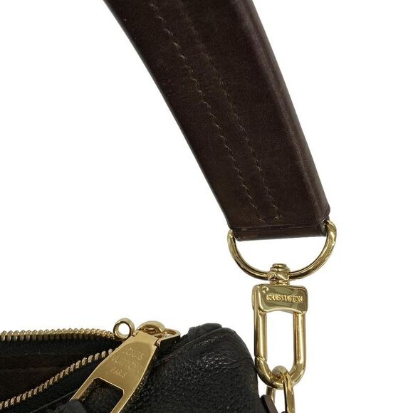 Louis Vuitton Handbag Mahina Selene PM M94035 Noir Black Leather - Picture 12 of 15